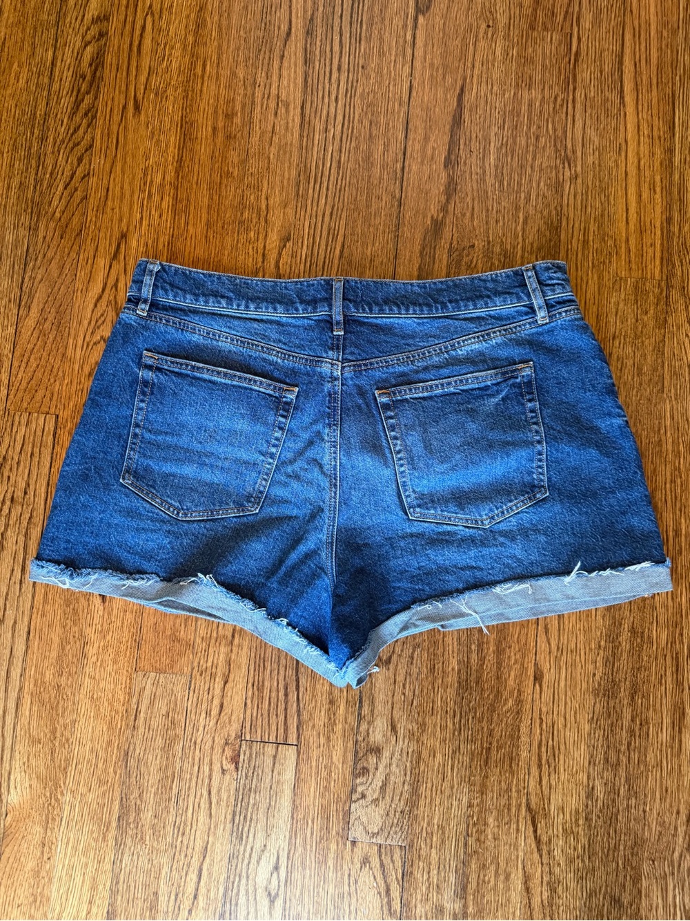 LOFT Rivete High Rise Jean Shorts - Picture 2 of 3